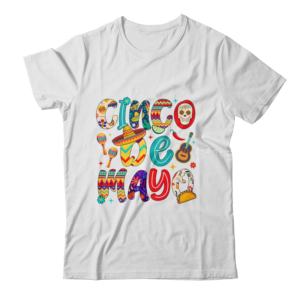 Cinco De Mayo Party Mexican Lets Fiesta Mama Sombrero Taco Shirt & Tank Top | siriusteestore