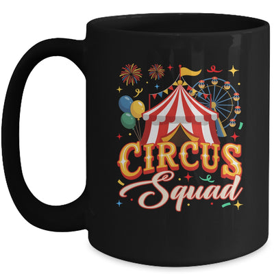 Circus Squad Birthday Party Funny Carnival Graphic Mug | siriusteestore