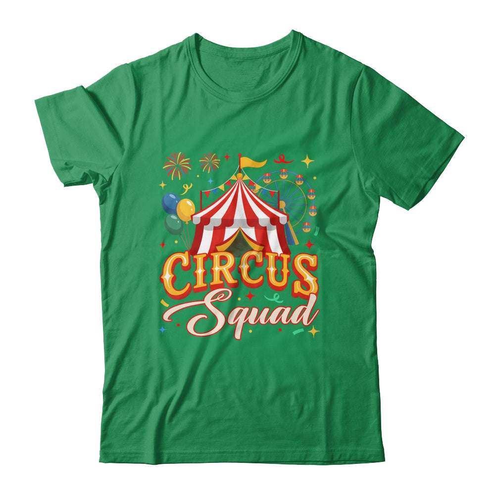 Circus Squad Birthday Party Funny Carnival Graphic Shirt & Hoodie | siriusteestore