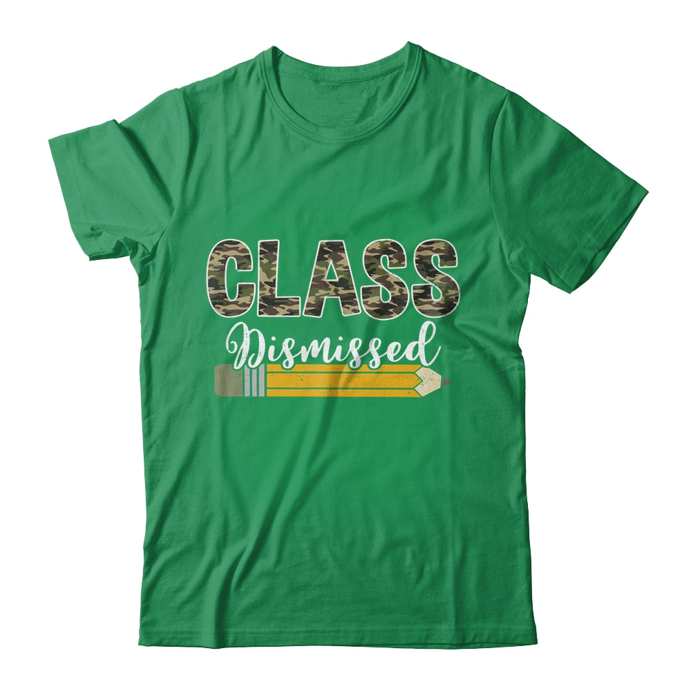 Class Dismissed Last Day Of School Camouflage Graduation Boy Shirt & Hoodie | siriusteestore
