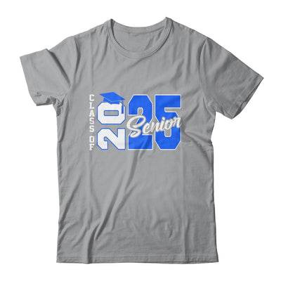 Class Of 2025 Senior 2025 Graduation 2025 Back To School Blue Shirt & Hoodie | siriusteestore