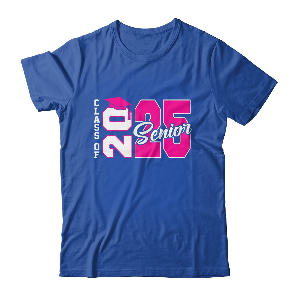 Class Of 2025 Senior 2025 Graduation 2025 Back To School Pink Shirt & Hoodie | siriusteestore
