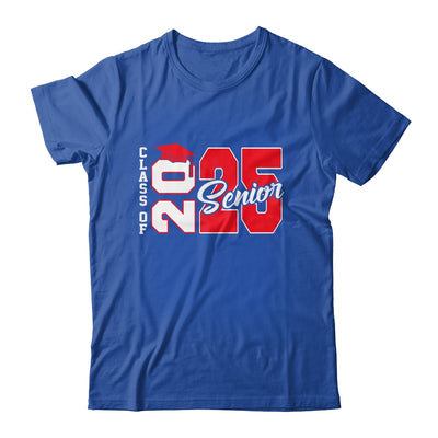 Class Of 2025 Senior 2025 Graduation 2025 Back To School Red Shirt & Hoodie | siriusteestore