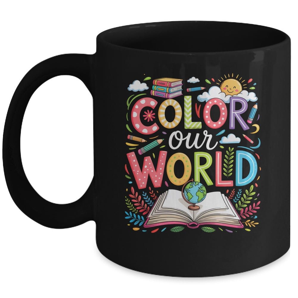 Color Our World Book Reading Program 2025 Summer Reading Mug | siriusteestore
