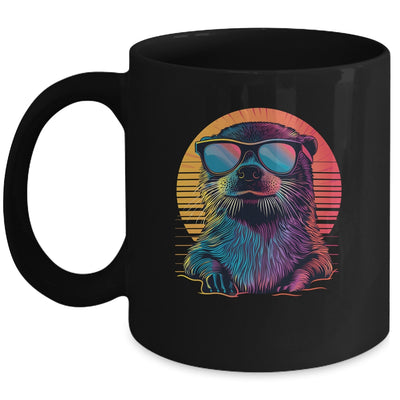 Colorful Art Sunglasses Otter Sea Otters Retro For Men Women Mug | siriusteestore