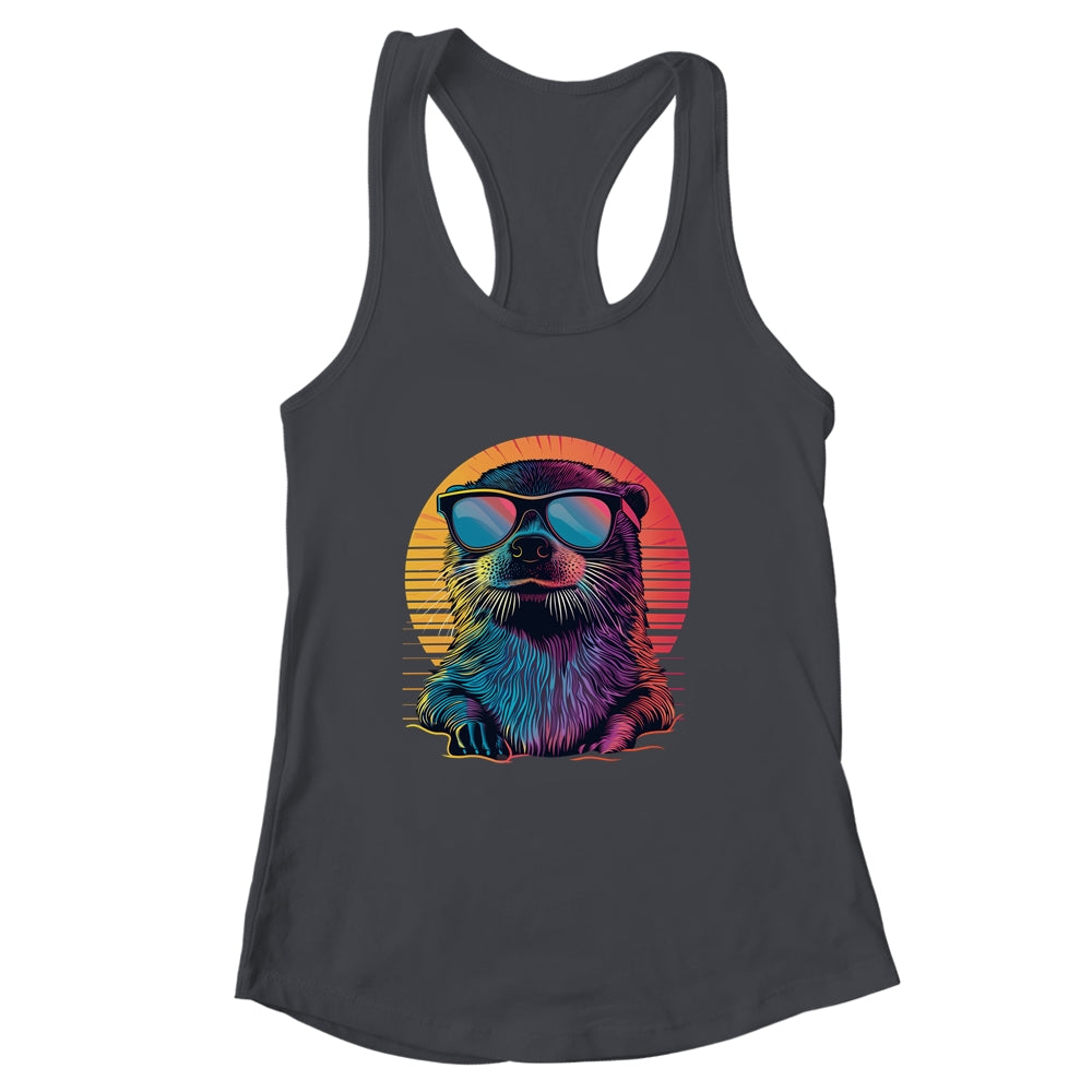 Colorful Art Sunglasses Otter Sea Otters Retro For Men Women Shirt & Tank Top | siriusteestore