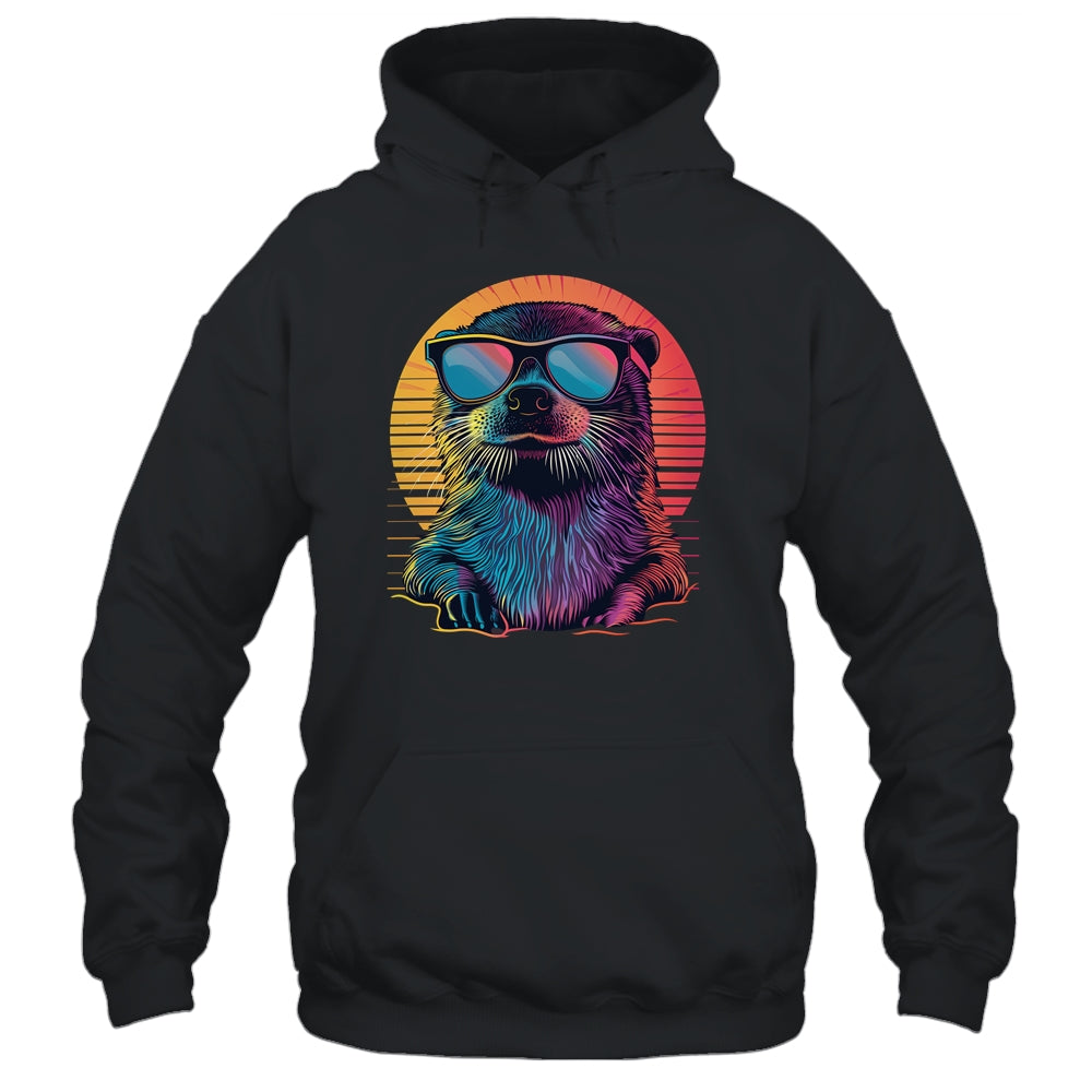 Colorful Art Sunglasses Otter Sea Otters Retro For Men Women Shirt & Tank Top | siriusteestore