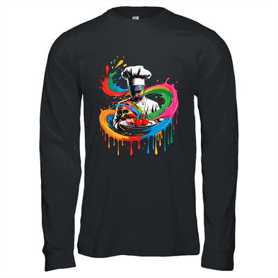 Colorful Chef Design With Splash Art Kitchen Cooking Lovers Shirt & Hoodie | siriusteestore