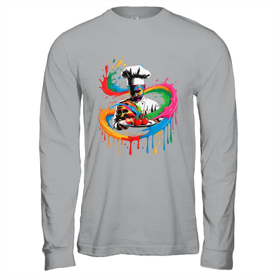 Colorful Chef Design With Splash Art Kitchen Cooking Lovers Shirt & Hoodie | siriusteestore