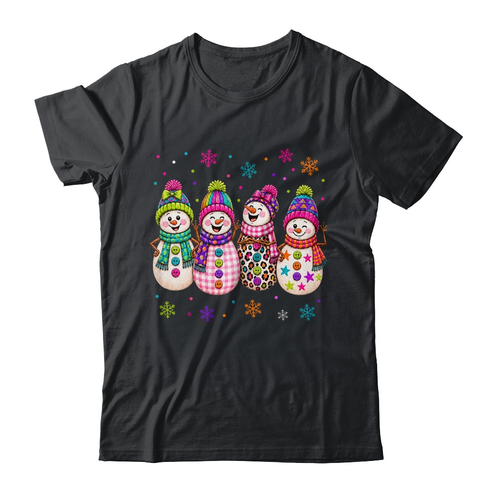 Colorful Retro Snowman Christmas Cute Snowmen Holiday Winter Shirt & Sweatshirt | siriusteestore