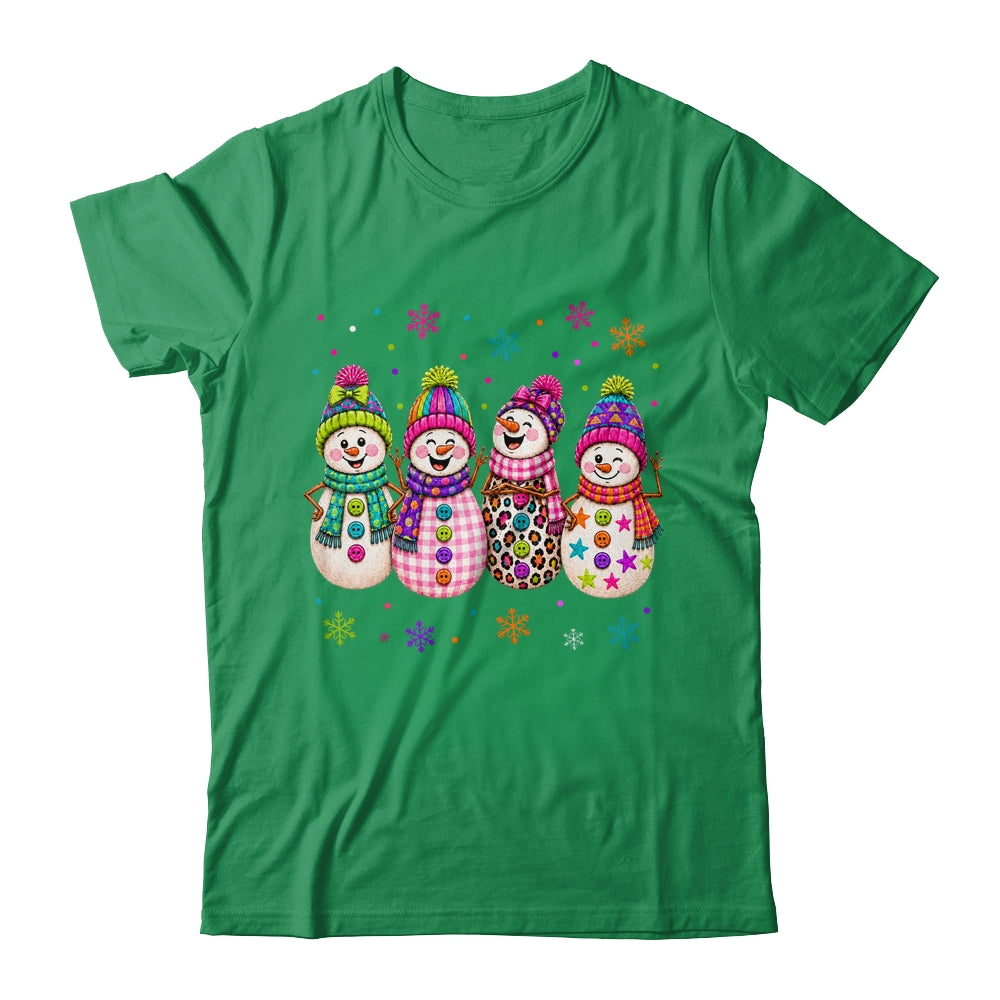 Colorful Retro Snowman Christmas Cute Snowmen Holiday Winter Shirt & Sweatshirt | siriusteestore