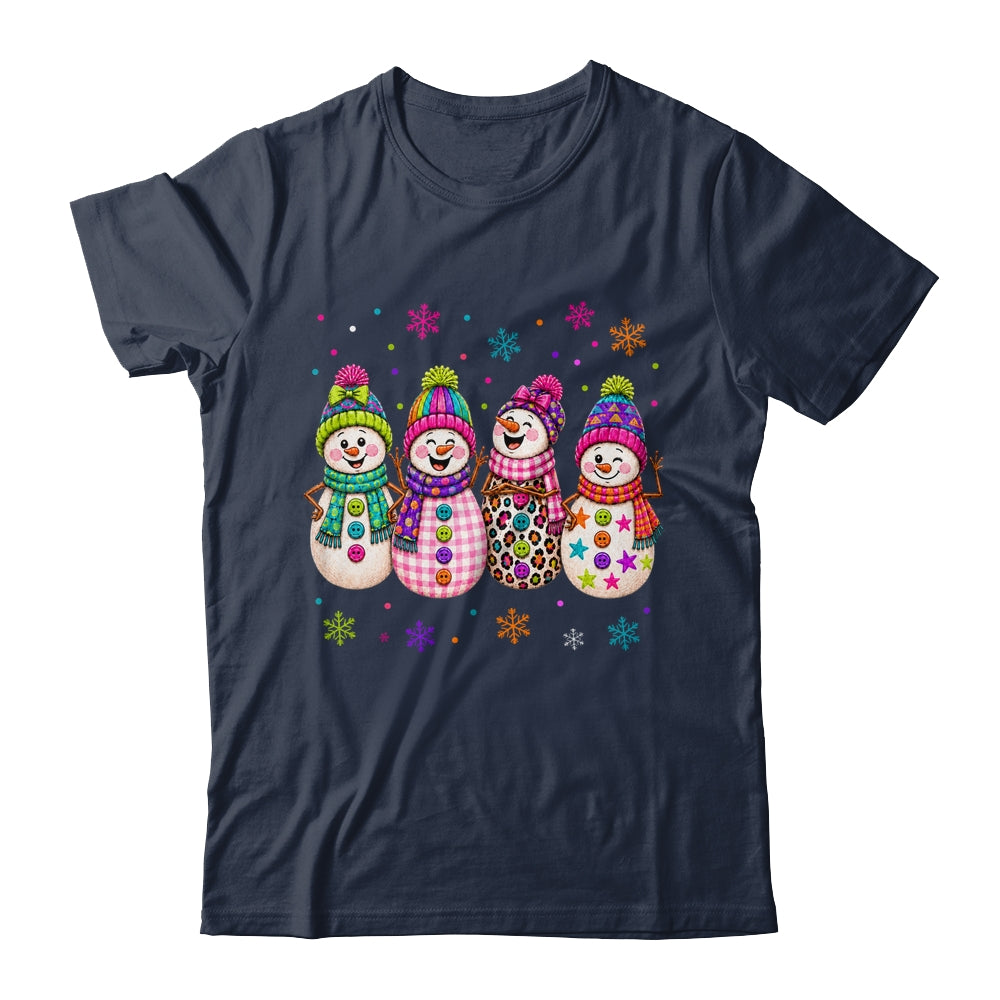 Colorful Retro Snowman Christmas Cute Snowmen Holiday Winter Shirt & Sweatshirt | siriusteestore