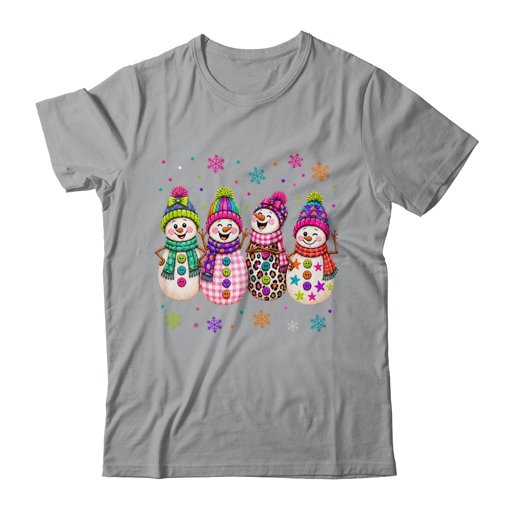 Colorful Retro Snowman Christmas Cute Snowmen Holiday Winter Shirt & Sweatshirt | siriusteestore