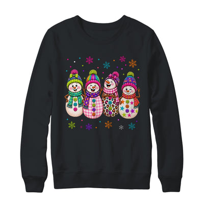 Colorful Retro Snowman Christmas Cute Snowmen Holiday Winter Shirt & Sweatshirt | siriusteestore
