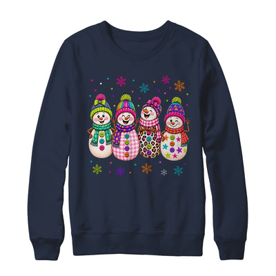 Colorful Retro Snowman Christmas Cute Snowmen Holiday Winter Shirt & Sweatshirt | siriusteestore