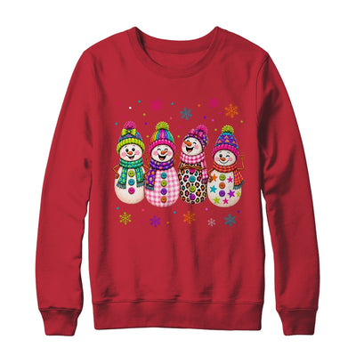 Colorful Retro Snowman Christmas Cute Snowmen Holiday Winter Shirt & Sweatshirt | siriusteestore