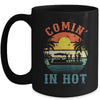 Comin In Hot Funny Pontoon Boat Pontooning Party Boat Mug | siriusteestore