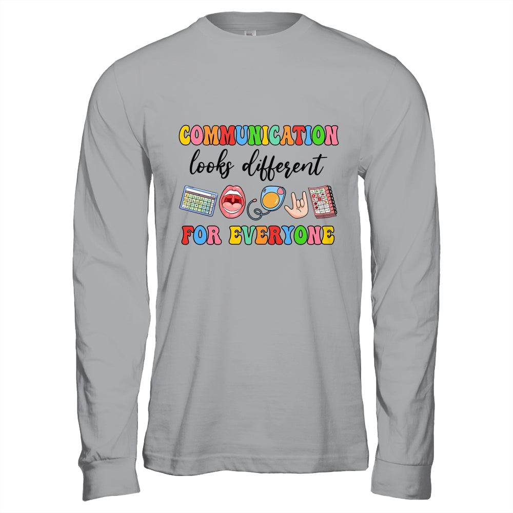 Communication Looks Different For Everyone Speech Therapy Shirt & Hoodie | siriusteestore