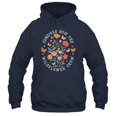 Consider How The Wildflowers Grow Jesus God Christian Girl Women Shirt & Tank Top | siriusteestore