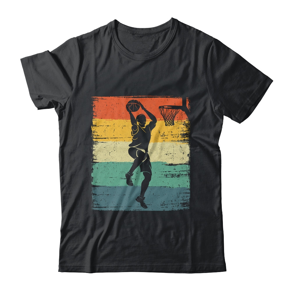 Cool Basketball Art For Men Women Vintage Basketball Player Shirt & Hoodie | siriusteestore