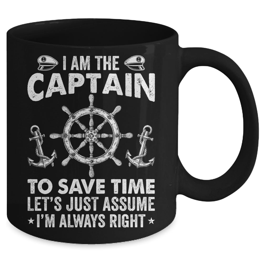 Cool Boat Captain For Men Women Boating Pontoon Boat Owner Mug | siriusteestore