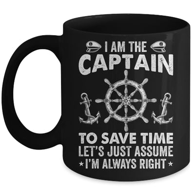 Cool Boat Captain For Men Women Boating Pontoon Boat Owner Mug | siriusteestore