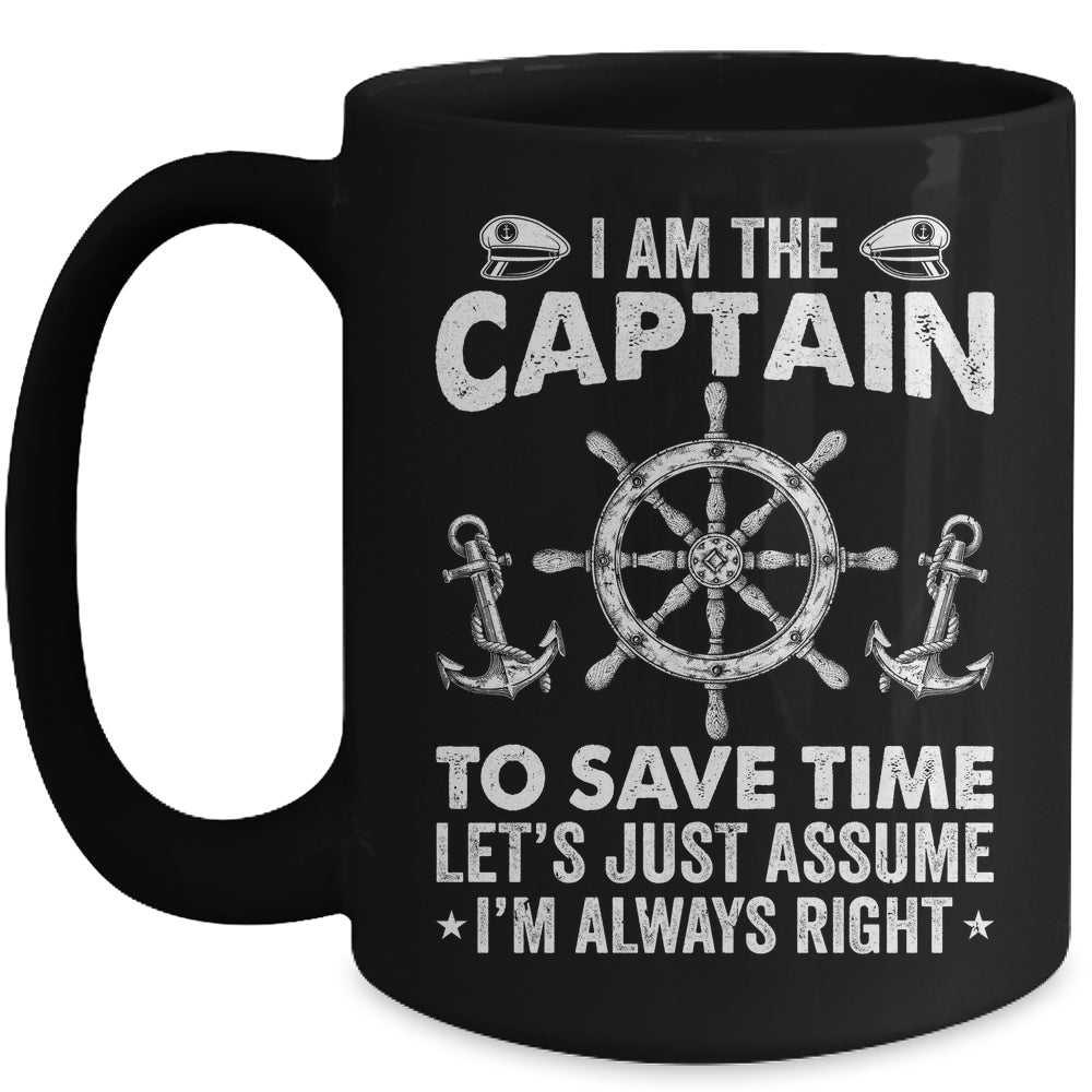 Cool Boat Captain For Men Women Boating Pontoon Boat Owner Mug | siriusteestore