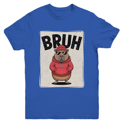 Cool Bruh Capybara Men Women Boys Teens Funny Capybara Youth Shirt | siriusteestore