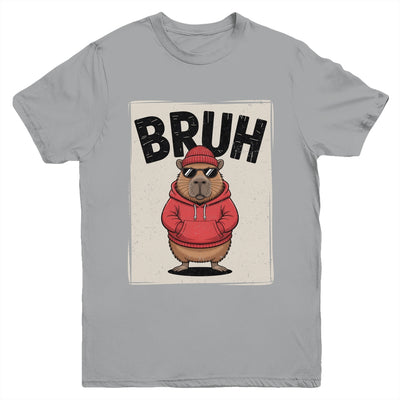 Cool Bruh Capybara Men Women Boys Teens Funny Capybara Youth Shirt | siriusteestore