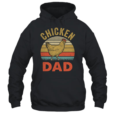 Cool Chicken Dad For Men Fathers Day Rooster Chicken Farmer Shirt & Hoodie | siriusteestore