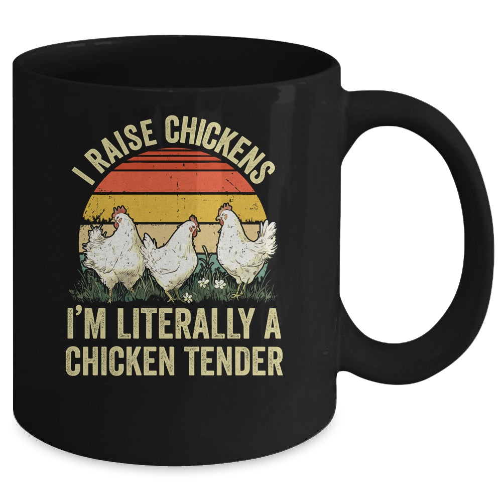 Cool Chicken Tender Art For Men Women Poultry Chicken Farmer Mug | siriusteestore