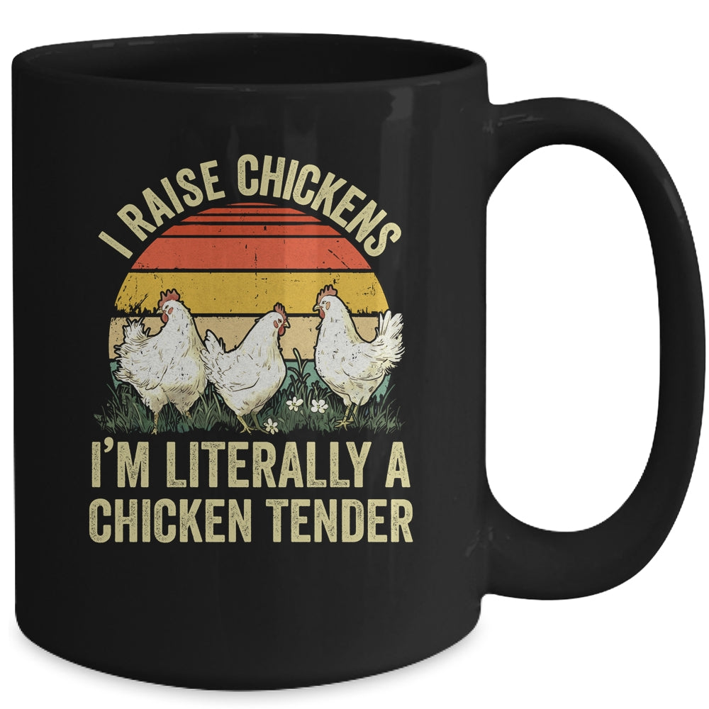 Cool Chicken Tender Art For Men Women Poultry Chicken Farmer Mug | siriusteestore