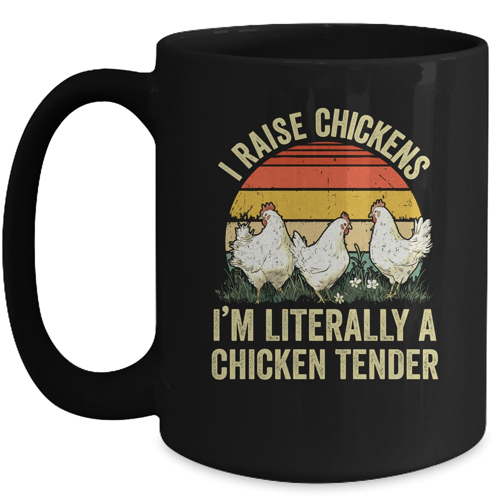Cool Chicken Tender Art For Men Women Poultry Chicken Farmer Mug | siriusteestore