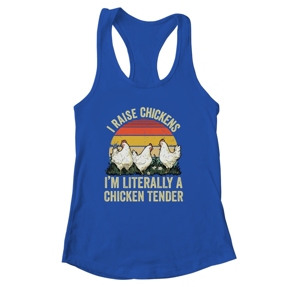 Cool Chicken Tender Art For Men Women Poultry Chicken Farmer Shirt & Tank Top | siriusteestore