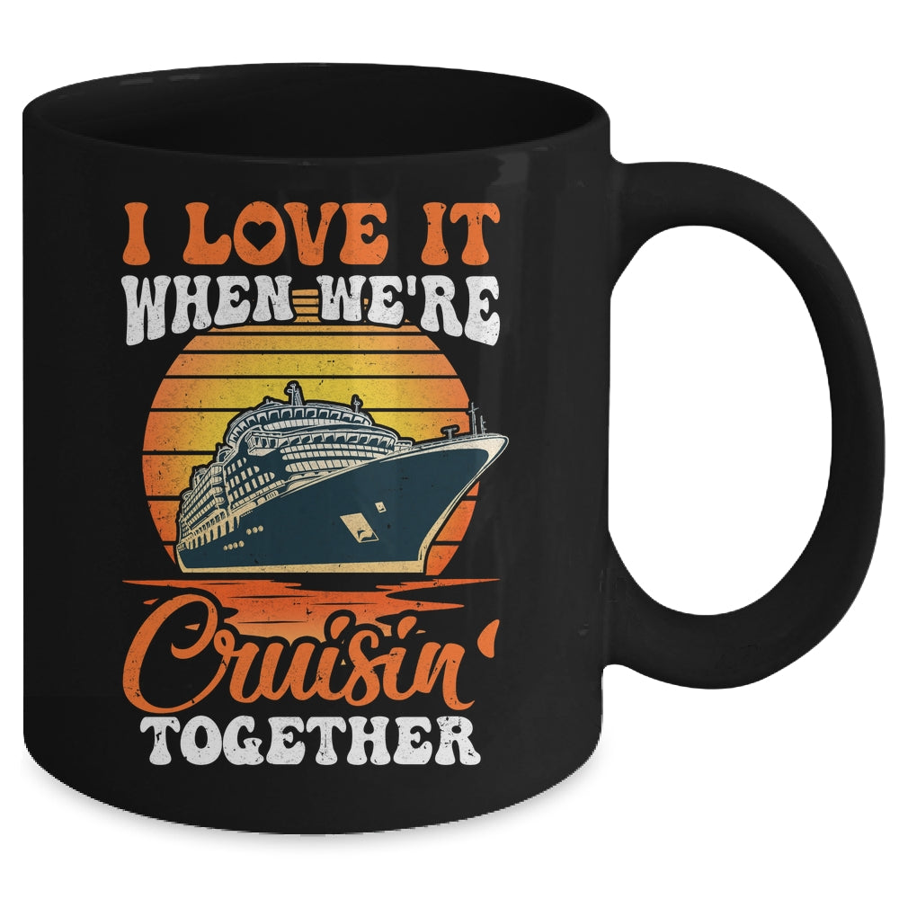 Cool Cruise Art Cruise Ship Couple Family Vacation Lover Mug | siriusteestore