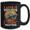 Cool Cruise Art Cruise Ship Couple Family Vacation Lover Mug | siriusteestore