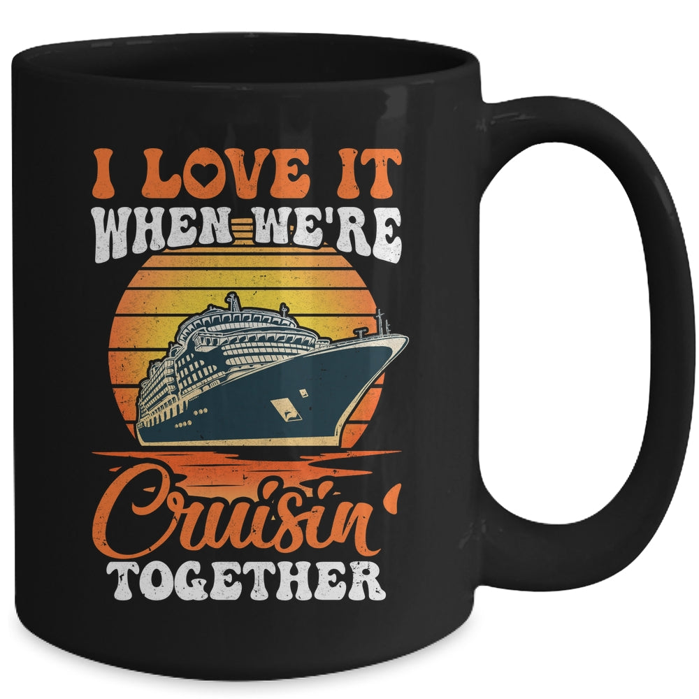 Cool Cruise Art Cruise Ship Couple Family Vacation Lover Mug | siriusteestore
