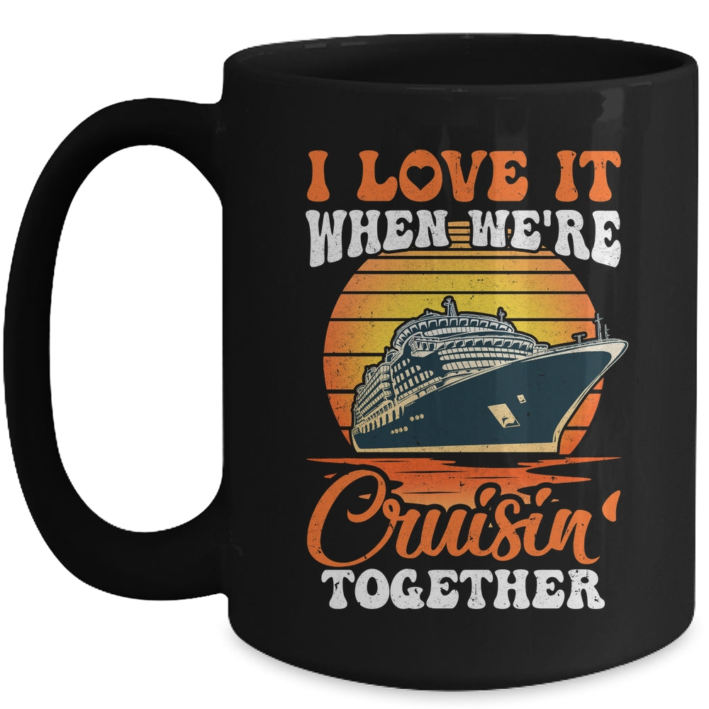 Cool Cruise Art Cruise Ship Couple Family Vacation Lover Mug | siriusteestore