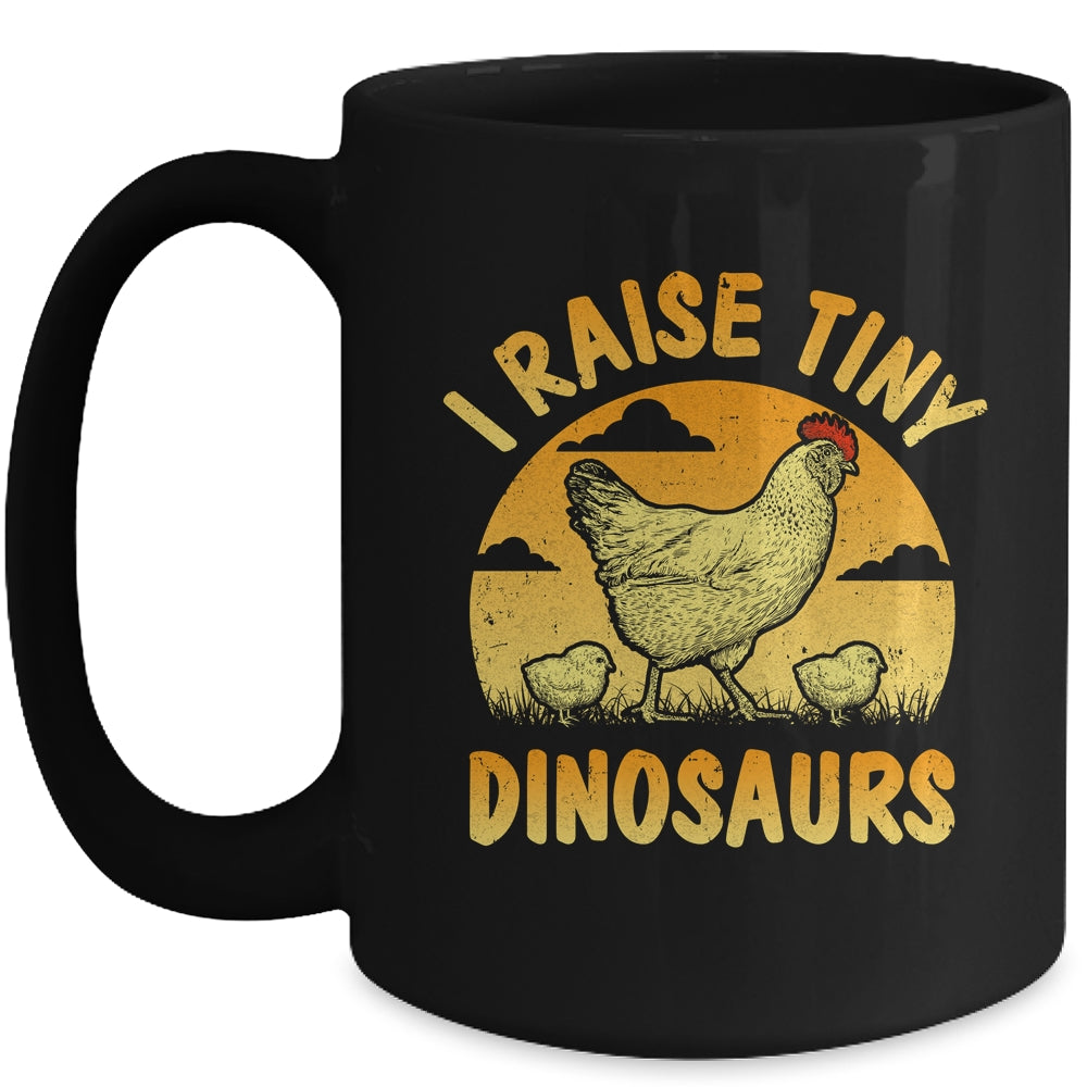 Cool Dinosaurs Chicken Design Men Women Farm Lover Chicken Mug | siriusteestore