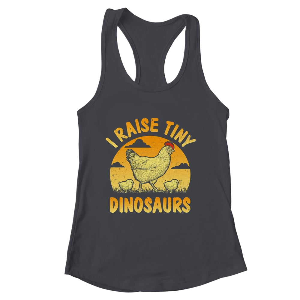Cool Dinosaurs Chicken Design Men Women Farm Lover Chicken Shirt & Tank Top | siriusteestore