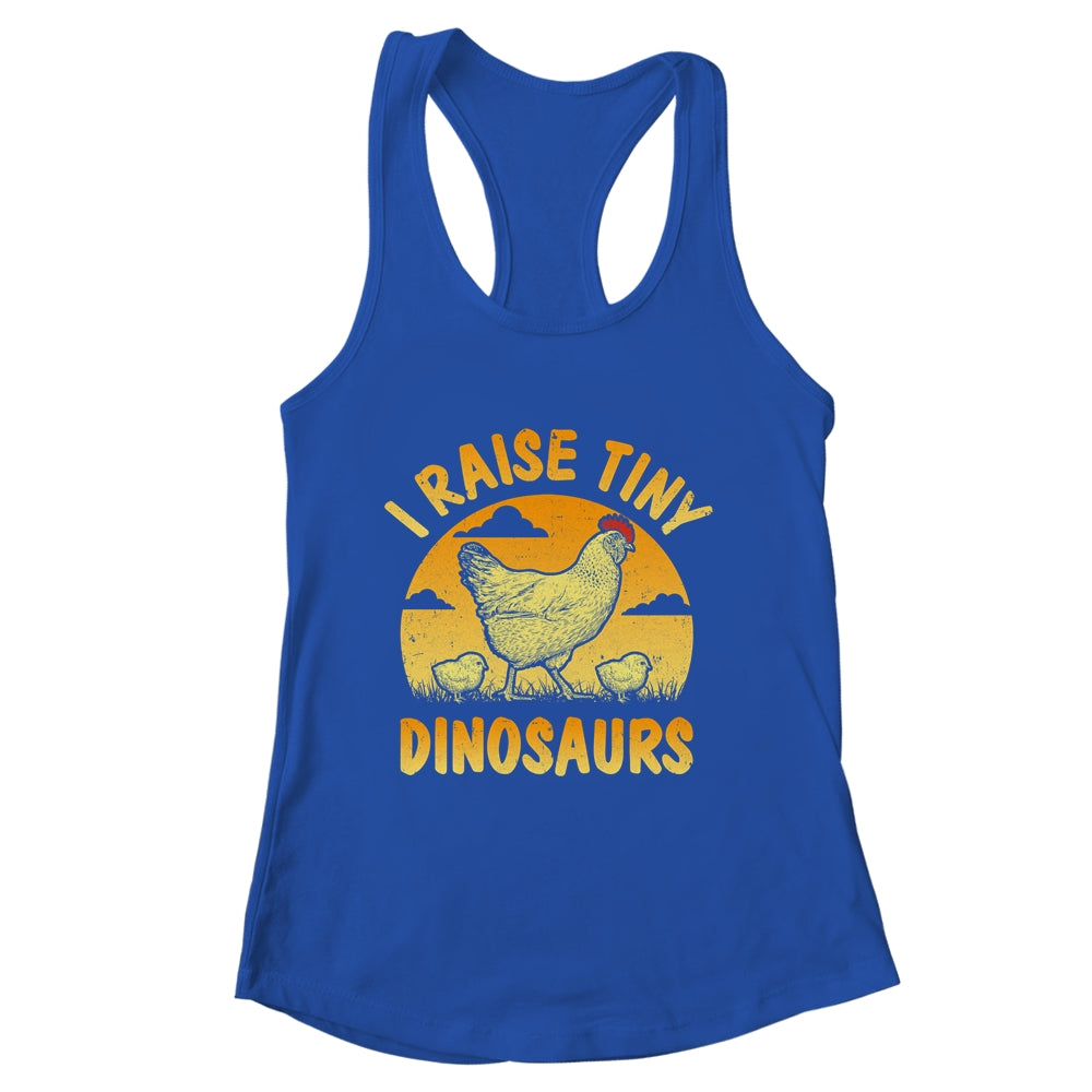 Cool Dinosaurs Chicken Design Men Women Farm Lover Chicken Shirt & Tank Top | siriusteestore