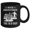 Cool Disc Golf For Men Dad Grandpa Old Guy Disc Golf Player Mug | siriusteestore