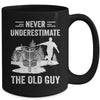 Cool Disc Golf For Men Dad Grandpa Old Guy Disc Golf Player Mug | siriusteestore
