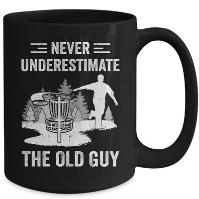 Cool Disc Golf For Men Dad Grandpa Old Guy Disc Golf Player Mug | siriusteestore