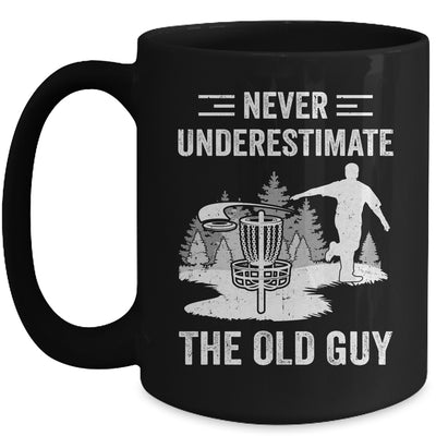 Cool Disc Golf For Men Dad Grandpa Old Guy Disc Golf Player Mug | siriusteestore