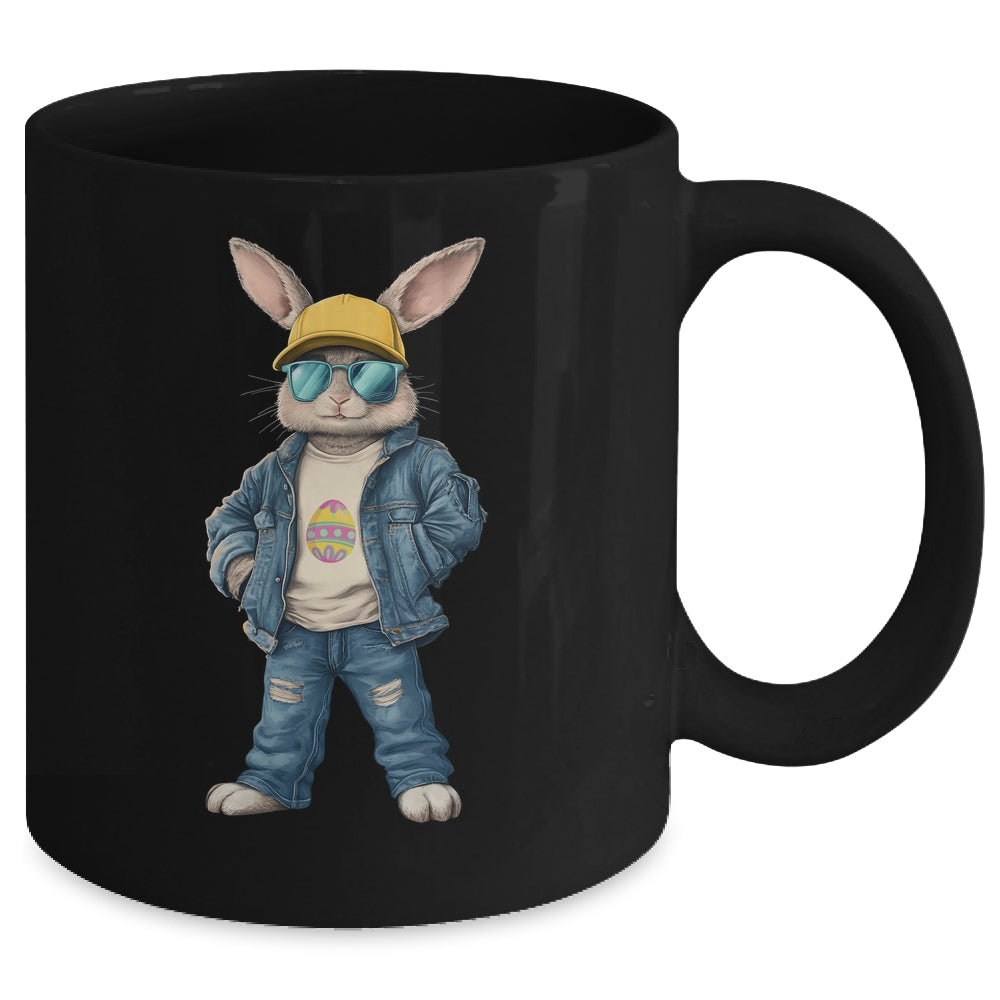 Cool Easter Bunny With Sunglasses For Boys Teens Men Outfit Mug | siriusteestore