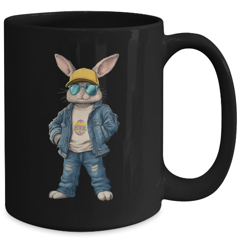 Cool Easter Bunny With Sunglasses For Boys Teens Men Outfit Mug | siriusteestore