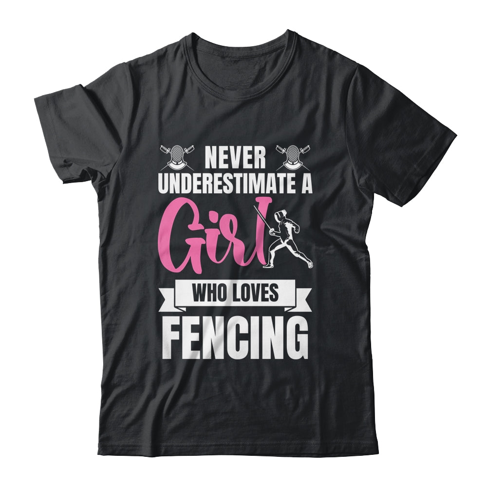 Cool Fencing Art For Women Girls Sports Sword Fencing Shirt & Tank Top | siriusteestore