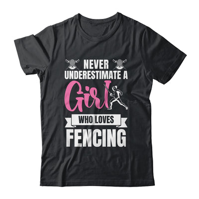 Cool Fencing Art For Women Girls Sports Sword Fencing Shirt & Tank Top | siriusteestore