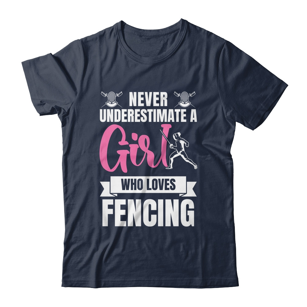 Cool Fencing Art For Women Girls Sports Sword Fencing Shirt & Tank Top | siriusteestore